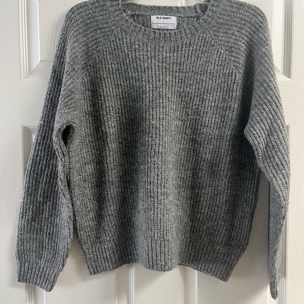 Old Navy gray sweater. Brand new.